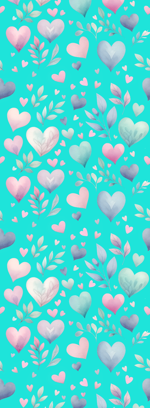 Blue hearts - vinyl pen wrap (Copy)