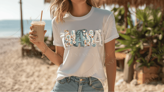 Patchwork mama - ready to press sublimation transfer print