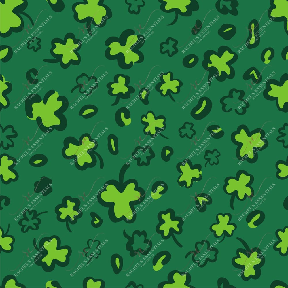 Clover Leopard - Ready To Press Sublimation Transfer Print Sublimation