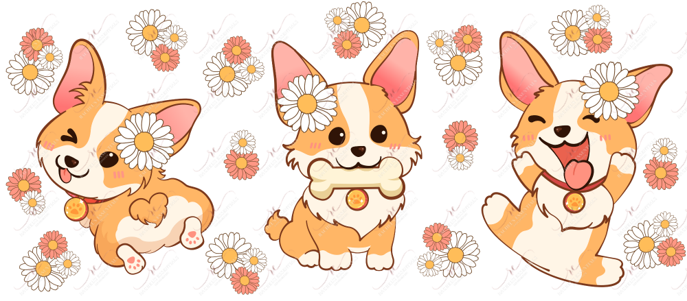 Corgi - Ready To Press Sublimation Transfer Print Sublimation