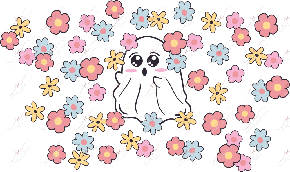 Cute Ghost - Cold Cup Wrap Cold