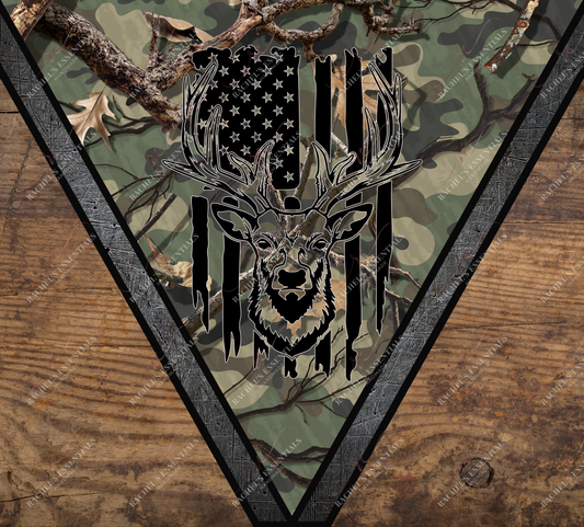 Deer Hunter- Ready To Press Sublimation Transfer Print Sublimation