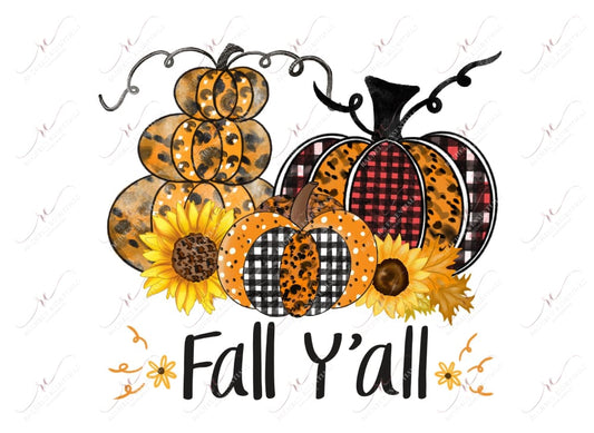 Sublimation 1.99 Fall yβall - ready to press sublimation transfer print freeshipping - Rachel's Essentials