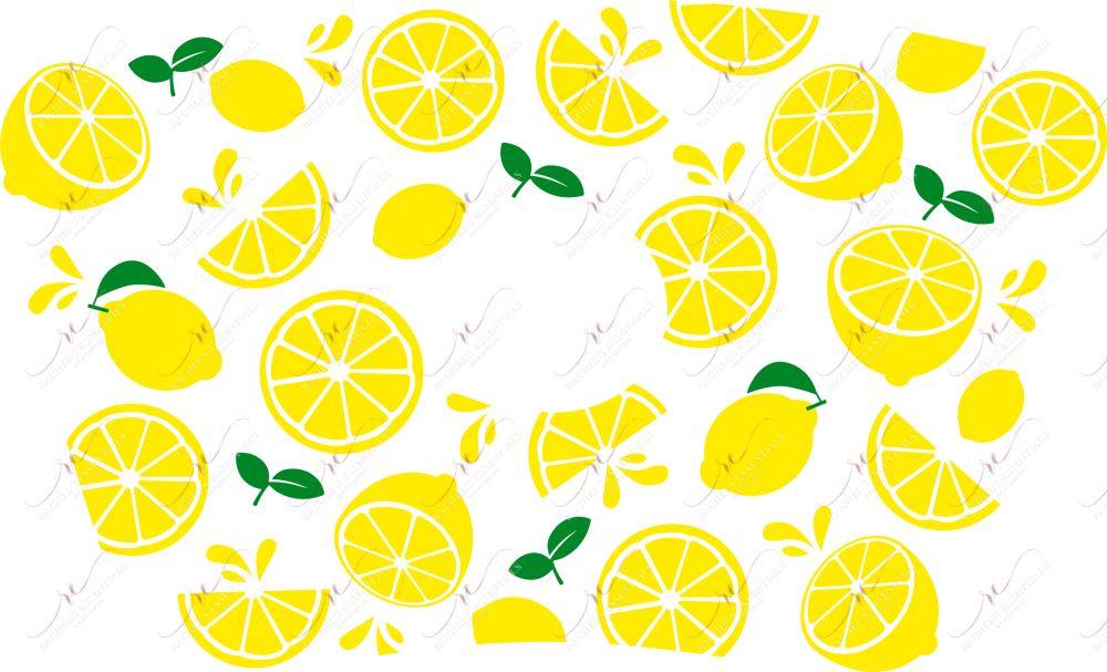 Lemon Slices- Cold Cup Wrap Cup Wrap