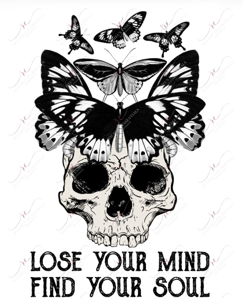 Lose Your Mind Find Soul - Clear Cast Decal