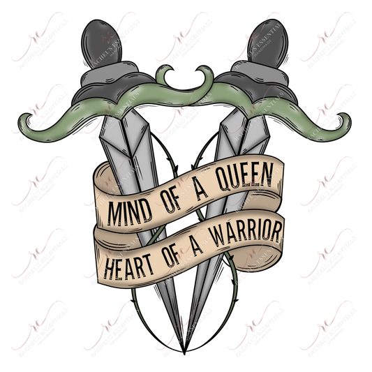 Mind Of A Queen - Ready To Press Sublimation Transfer Print Sublimation
