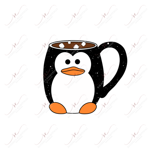 Penguin Mug - Ready To Press Sublimation Transfer Print Sublimation