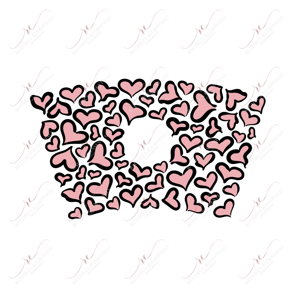 Pink Hearts - Cold Cup Wrap Cold