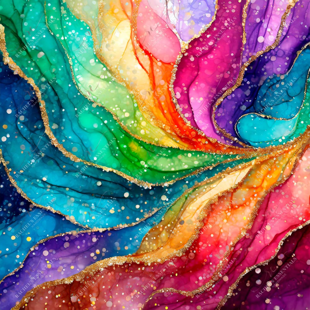 Rainbow Ink 1 - Ready To Press Sublimation Transfer Print Sublimation