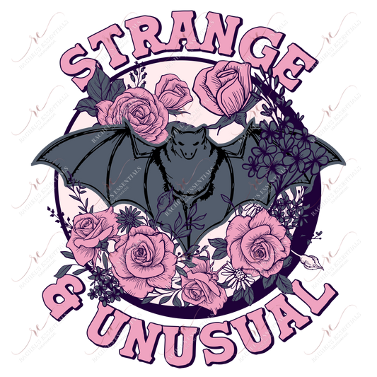Strange And Unusual - Clear Cast Decal