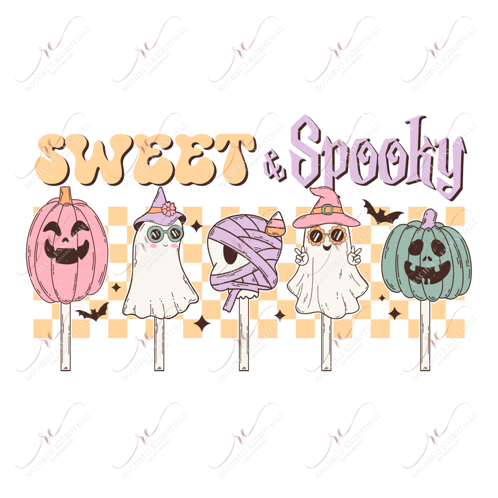 Sweet And Spooky- Clear Cast Decal