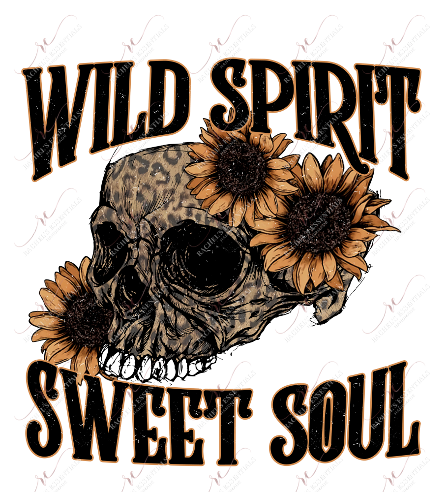 Wild Spirit Sweet Soul - Clear Cast Decal