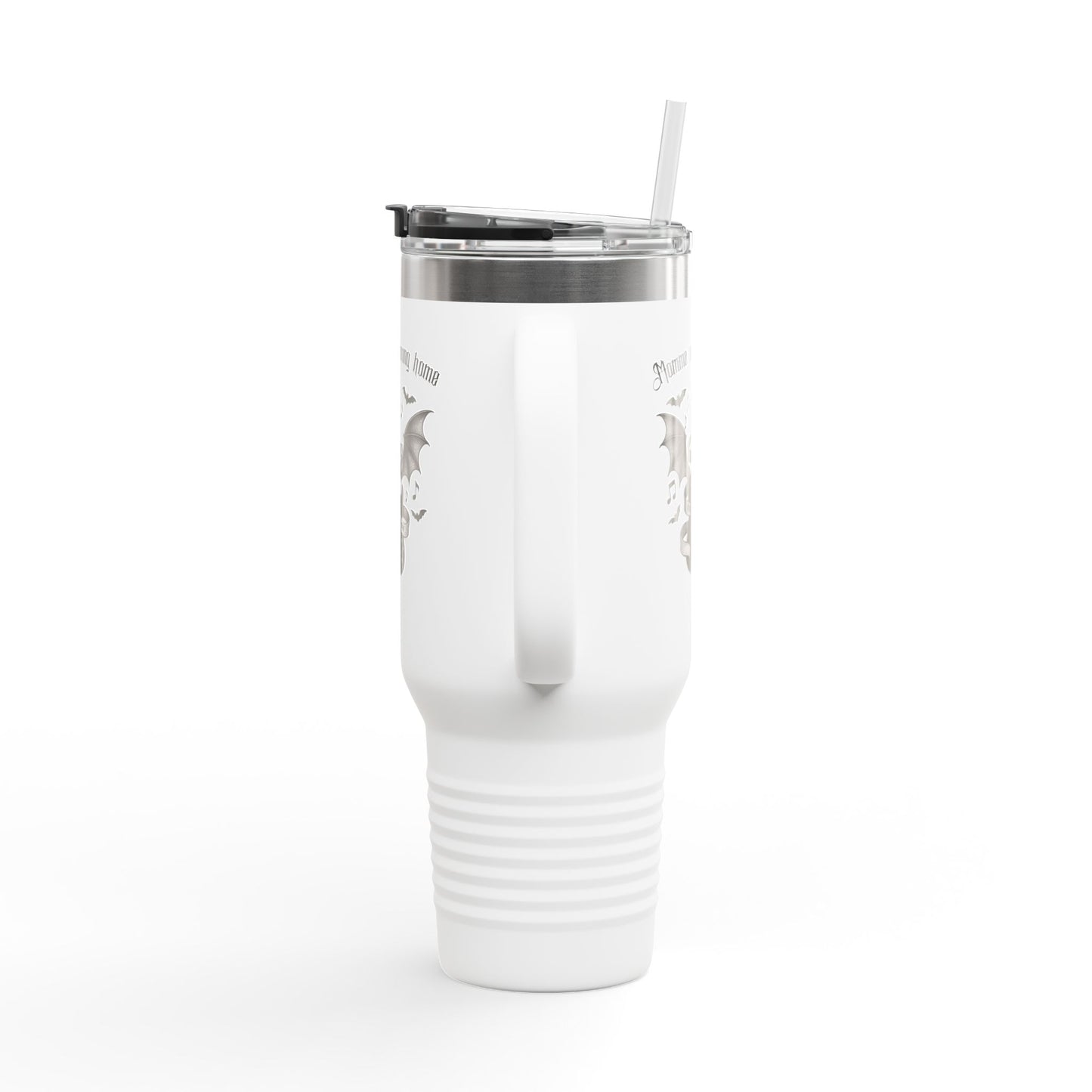 Momma I'm coming home | Gothic Insulated Travel Mug, Perfect for Home, Office, Camping, Halloween, Customizable Design