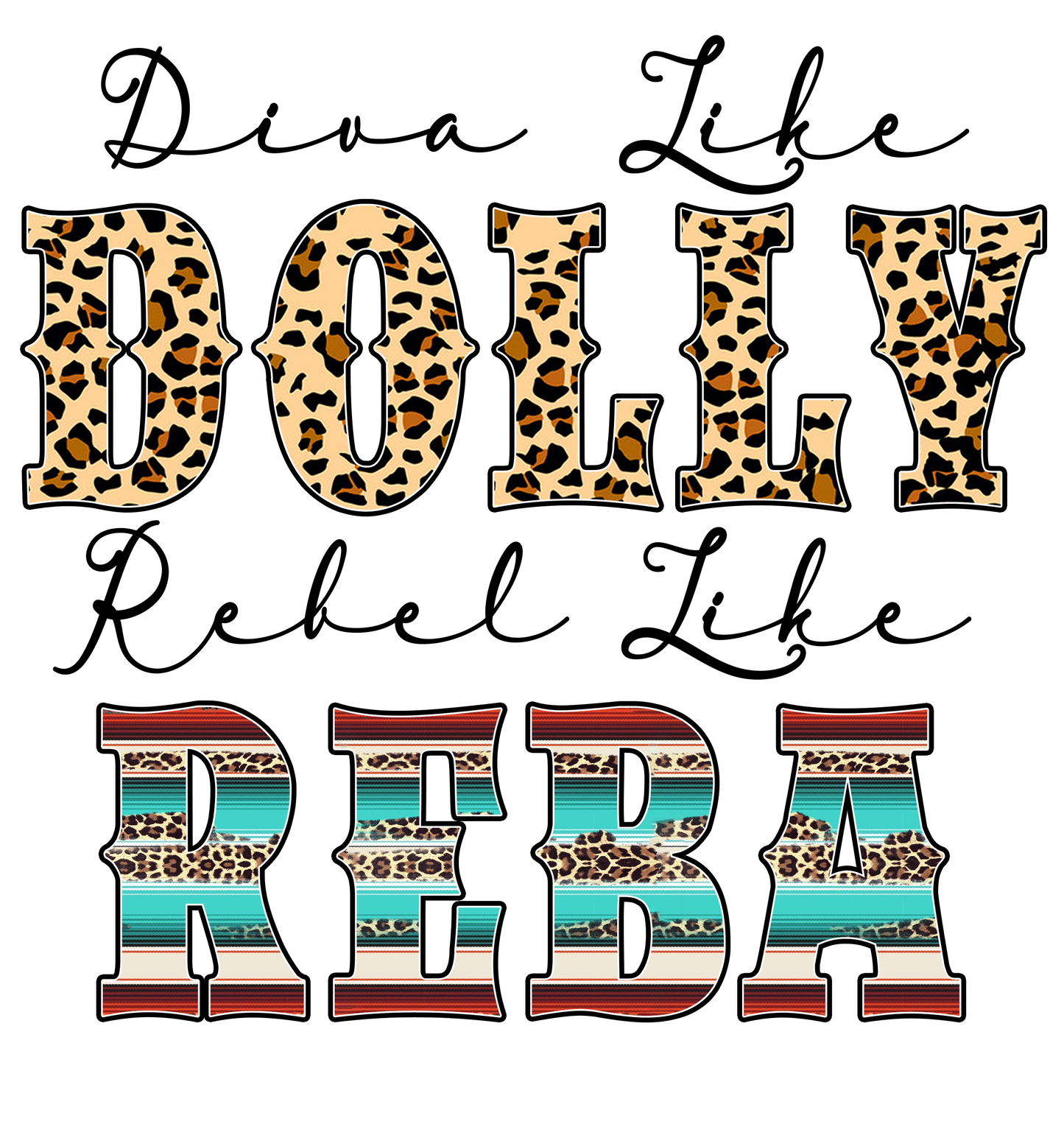 Dolly 4 - ready to press sublimation transfer print