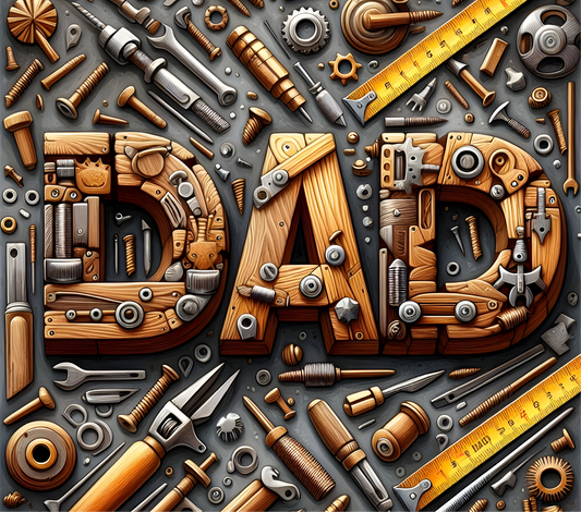 Dad tools - ready to press sublimation transfer print