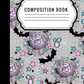 Flowers and bats - Composition notebook vinyl