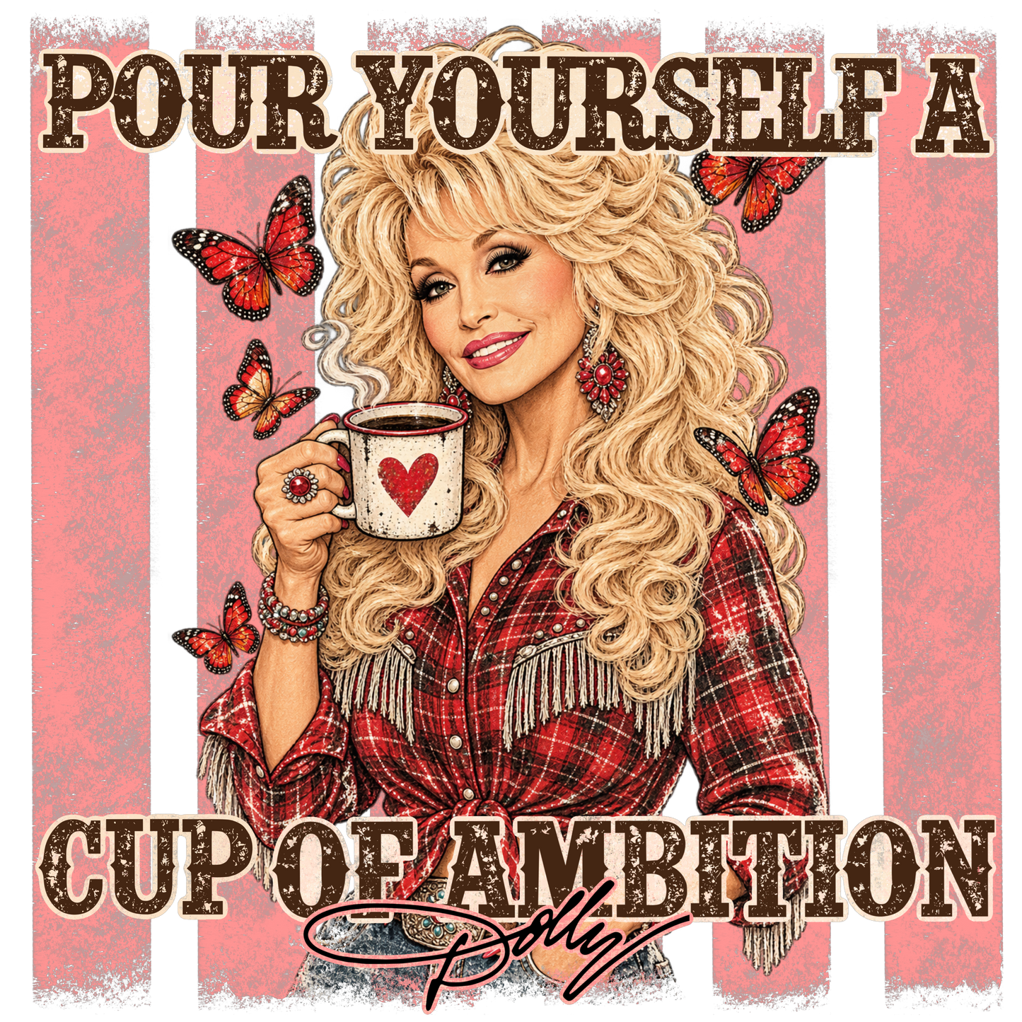 Dolly 6 - ready to press sublimation transfer print