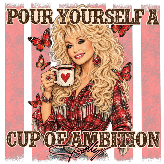 Dolly 6 - ready to press sublimation transfer print