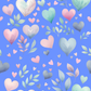 Purple hearts - vinyl pen wrap
