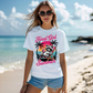 Feral girl summer - ready to press sublimation transfer print