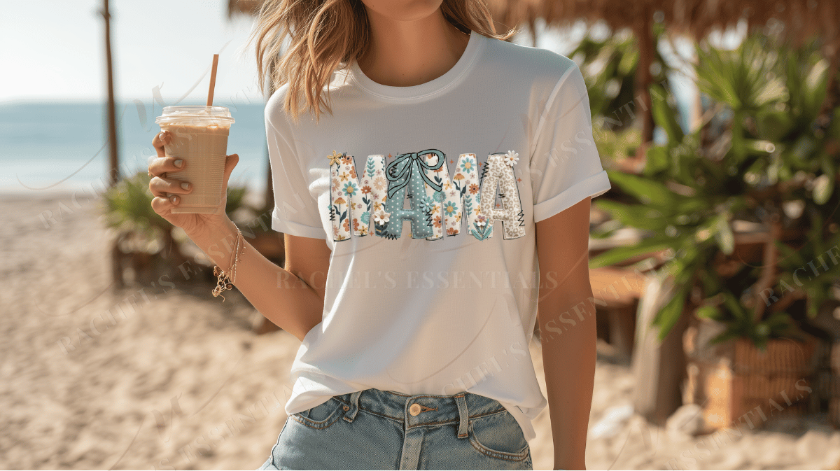 Patchwork mama - ready to press sublimation transfer print