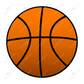 Basketball Car Coaster - Ready To Press Sublimation Transfer Print Sublimation