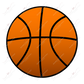 Basketball Car Coaster - Ready To Press Sublimation Transfer Print Sublimation