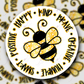  1.24 Bee quote sticker freeshipping - Rachel's Essentials