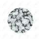 Black And White Marble Car Coaster - Ready To Press Sublimation Transfer Print Sublimation
