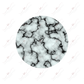 Black And White Marble Car Coaster - Ready To Press Sublimation Transfer Print Sublimation