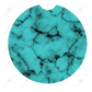 Black Teal Marble Car Coaster - Ready To Press Sublimation Transfer Print Sublimation