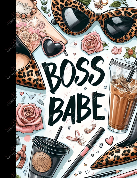 Boss Babe - Composition notebook vinyl