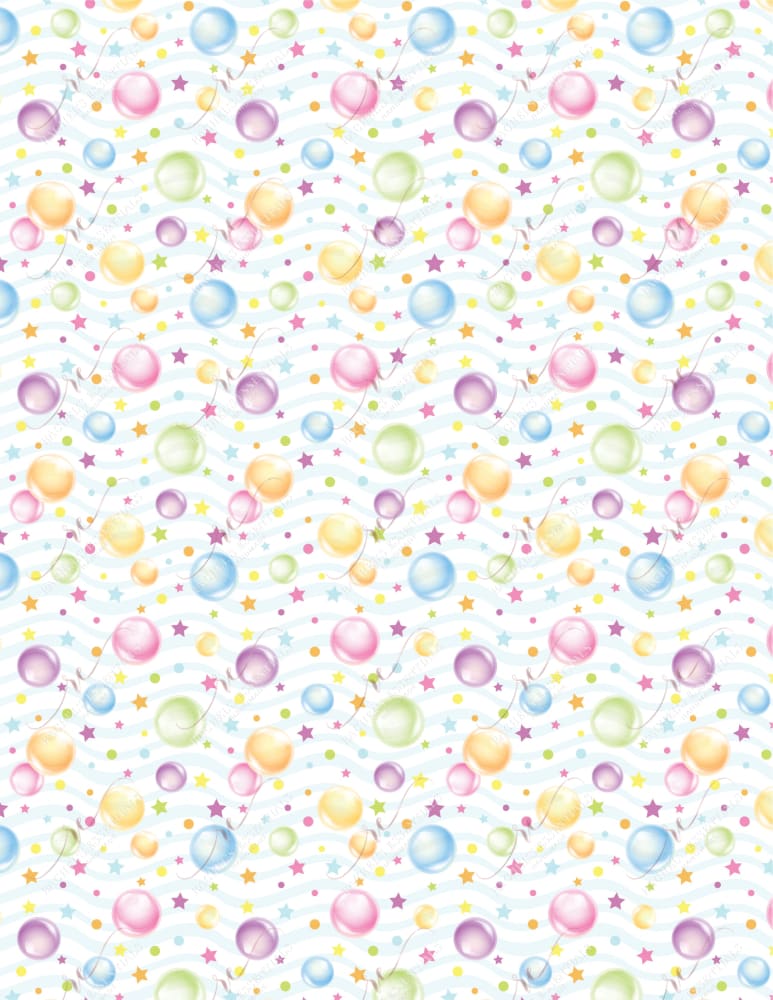 Bubbles And Stars - Vinyl Wrap Vinyl