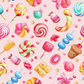 Candy 12 - Ready To Press Sublimation Transfer Print Seamless Sublimation
