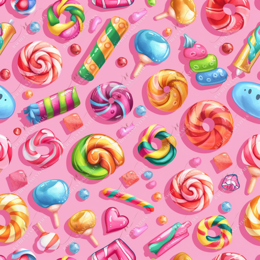 Candy 13 - Ready To Press Sublimation Transfer Print Seamless Sublimation
