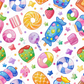 Candy 2 - Ready To Press Sublimation Transfer Print Seamless Sublimation