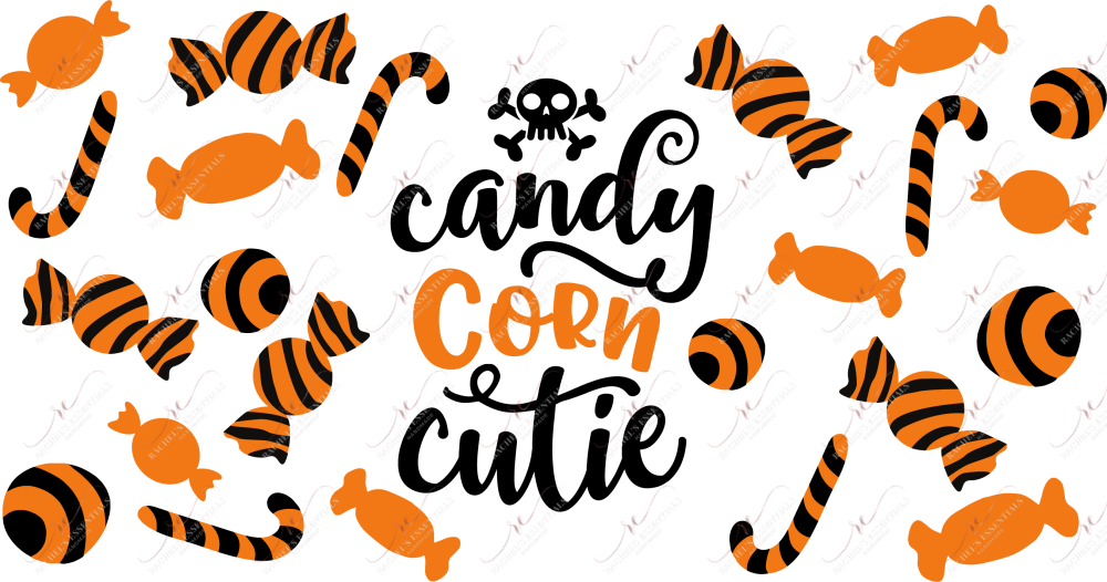 Candy Corn Cutie - 16Oz Vinyl Libbey Wrap