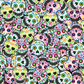 Candy Skull Wrap - Ready To Press Sublimation Transfer Print Sublimation