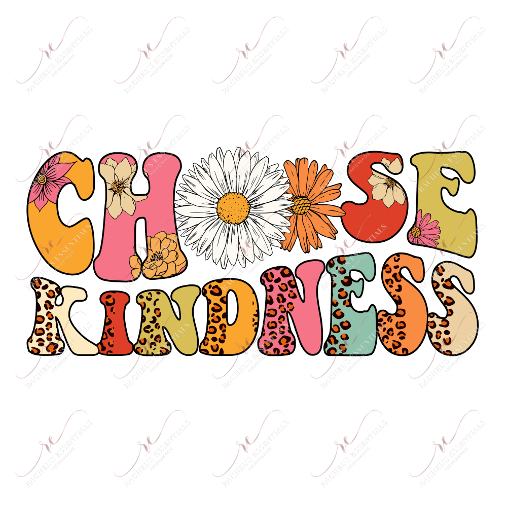 Choose Kindness- Clear Cast Decal