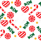 Christmas Candy - Cold Cup Wrap Cup Wrap