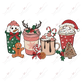 Christmas Drinks - Ready To Press Sublimation Transfer Print Sublimation