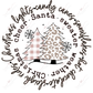 Christmas Logo - Clear Cast Decal