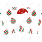 Christmas Stripes - Cold Cup Wrap Cup Wrap