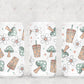 Coffee And Mushrooms - Libbey/Beer Can Glass Sublimation