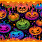 Colorful Pumpkins - Ready To Press Sublimation Transfer Print Sublimation