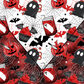 Creepy Vsplit - Ready To Press Sublimation Transfer Print Seamless Sublimation
