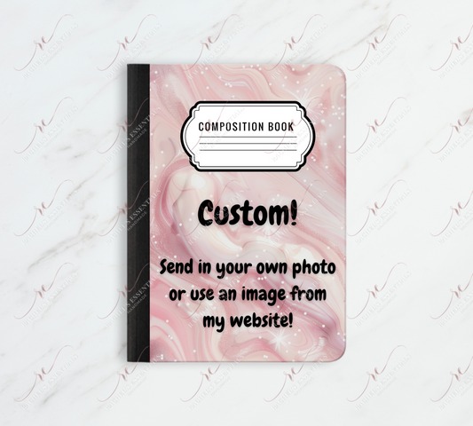 Custom Composition notebook vinyl