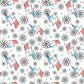 Daisy 4Th Of July - Ready To Press Sublimation Transfer Print Seamless 12/23 Sublimation