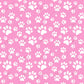 Dog Paws Pink - Ready To Press Sublimation Transfer Print Sublimation