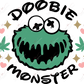 Doobie Monster- Ready To Press Sublimation Transfer Print Sublimation